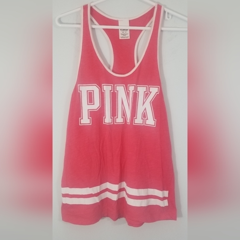 PINK Victoria's Secret Racer Back Loose Fit Sports Athletic Tank. Size XS.